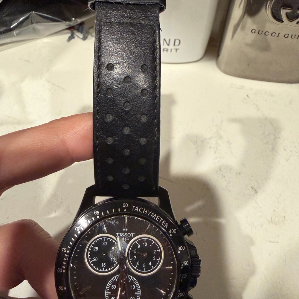 Tissot Black Tachymeter Chronograph Watch - Picture 3 of 4
